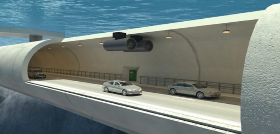 ساخت تونل شناور زیر آب در نروژ