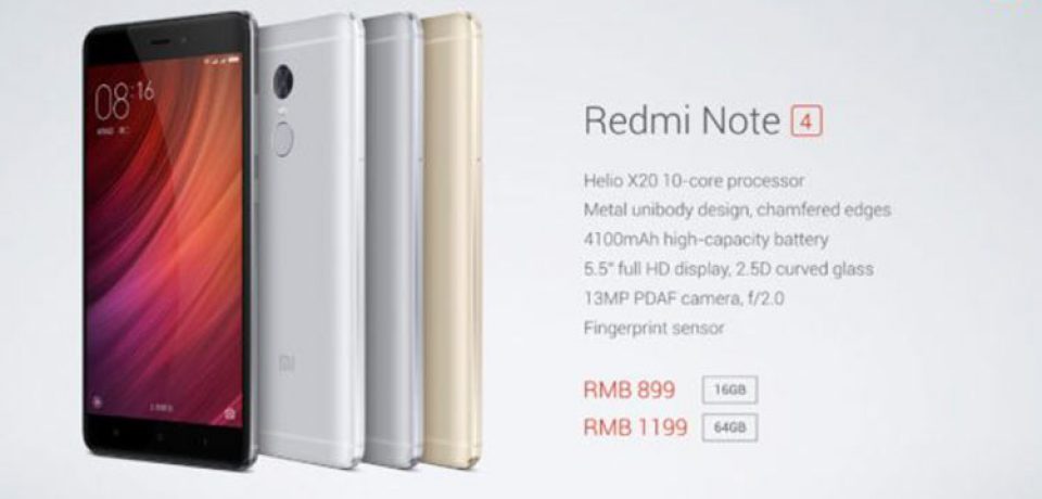 گوشی شیائومی Redmi Note 4 رسما رونمایی شد؛ ویژگی های عالی با قیمت کم!